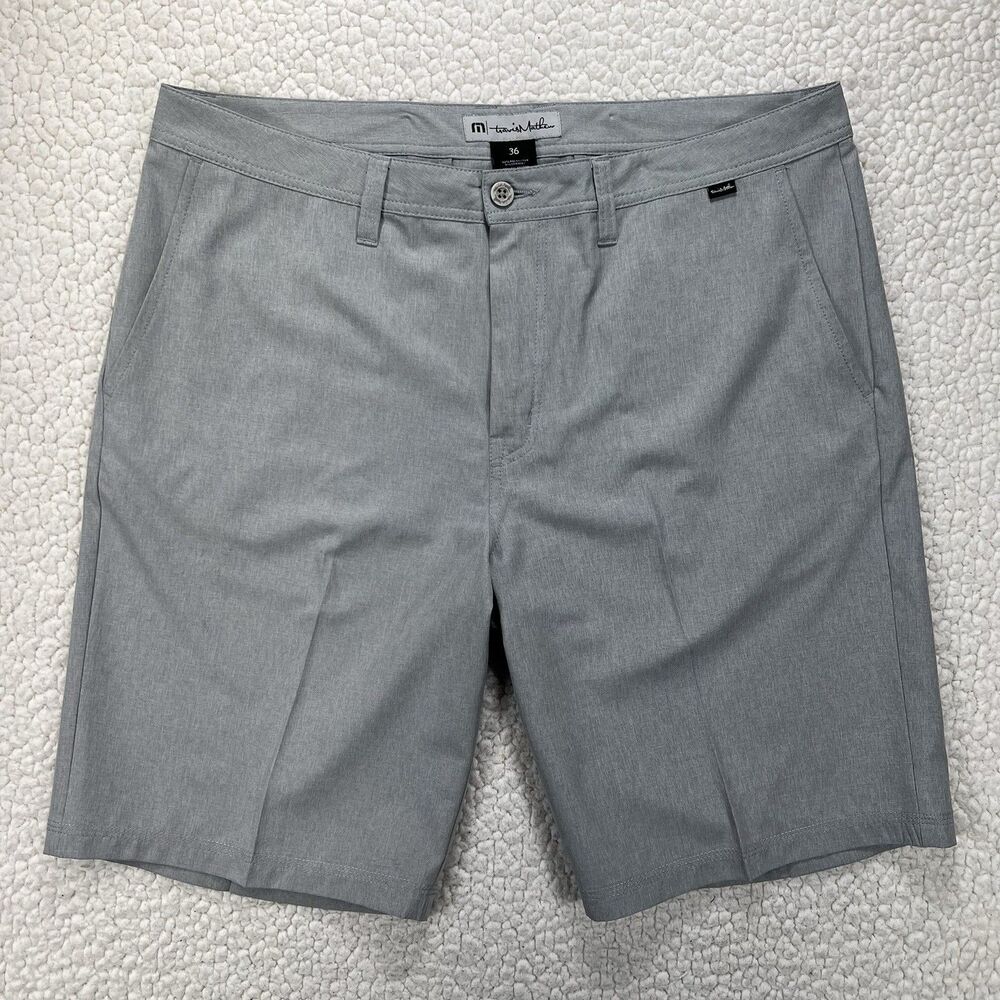 Travis Mathew Golf‎ Shorts Men’s 36 (Actual 38x10) Gray Athliesure Lightweight